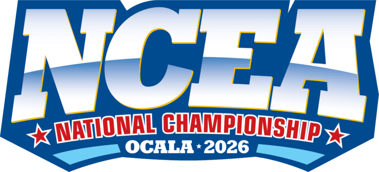 NCEA National Championship logo with text 