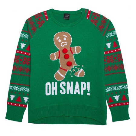 Oh snap ugly sweater