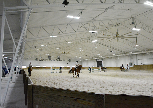 world equestrian bradley arena interior