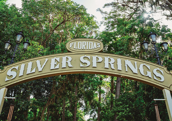 florida silver springs state park sign entrance