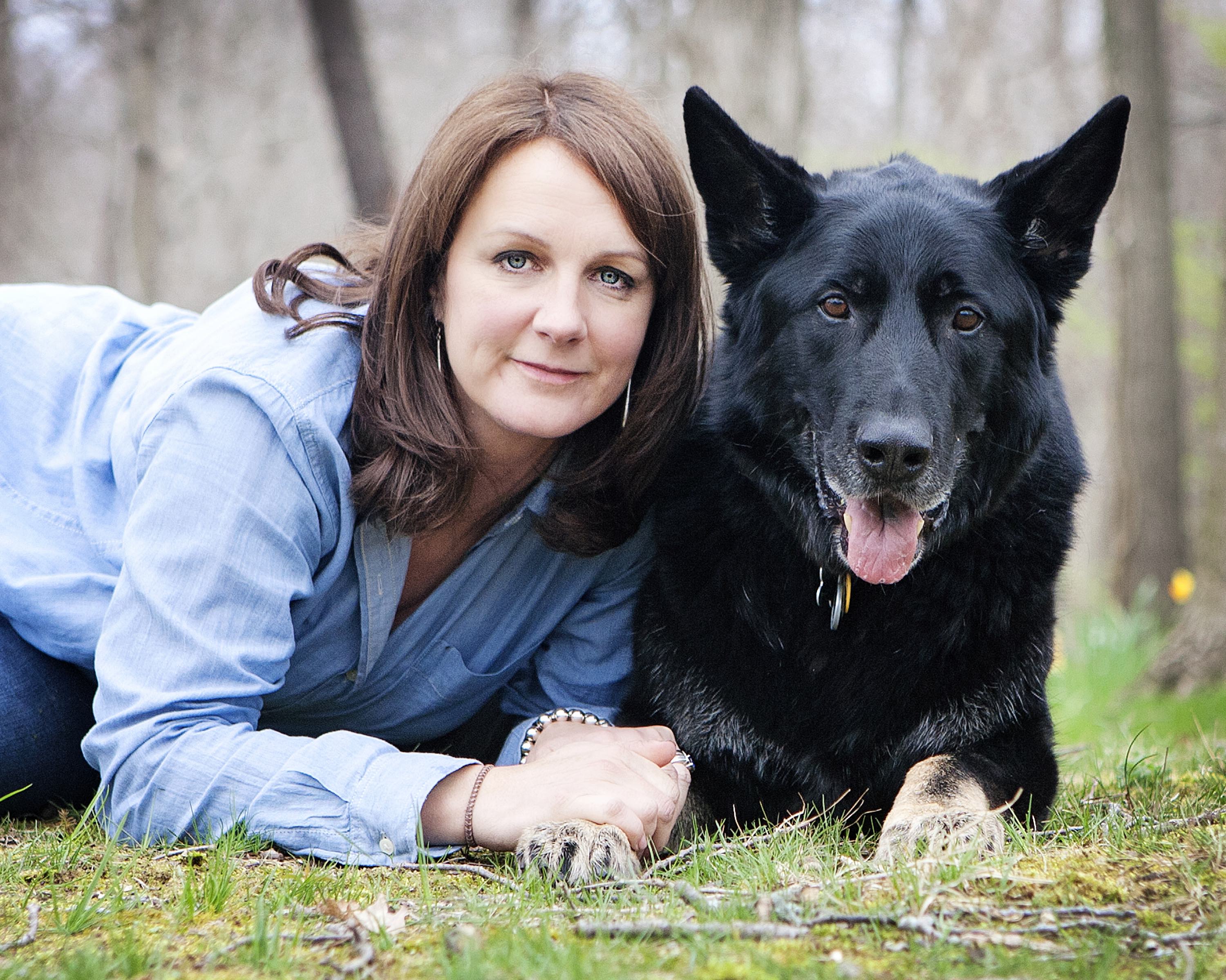 Sarah and dog