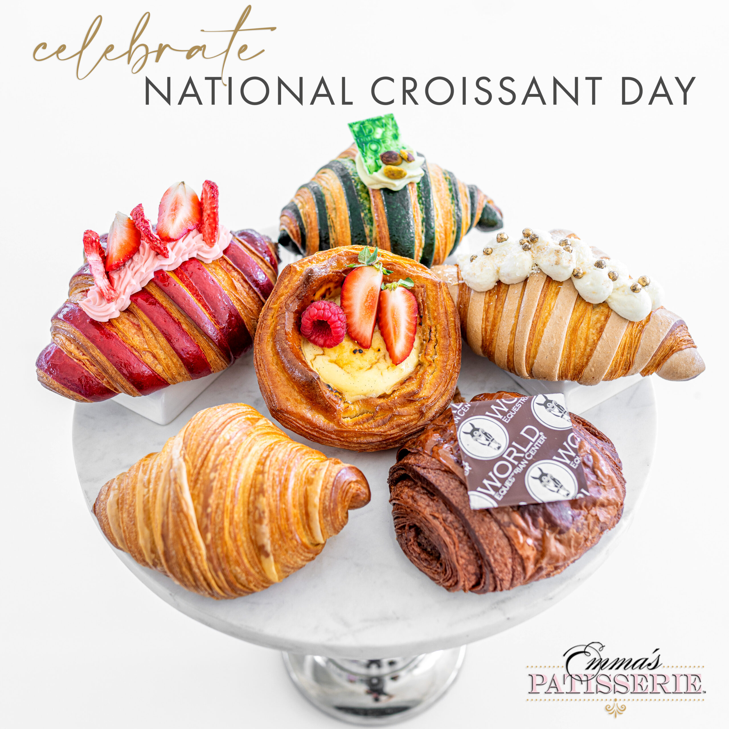 National Croissant Day at Emma's Patisserie World Equestrian Center