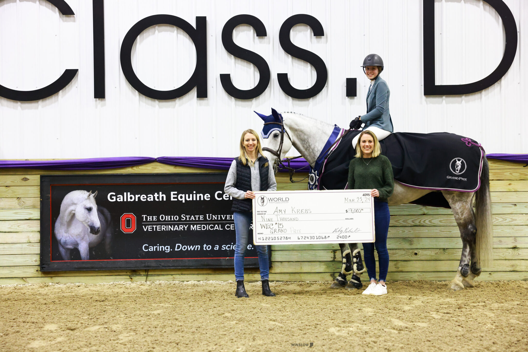 Krebs Proves Unbeatable in the $30,000 OSU Galbreath Equine Grand Prix ...