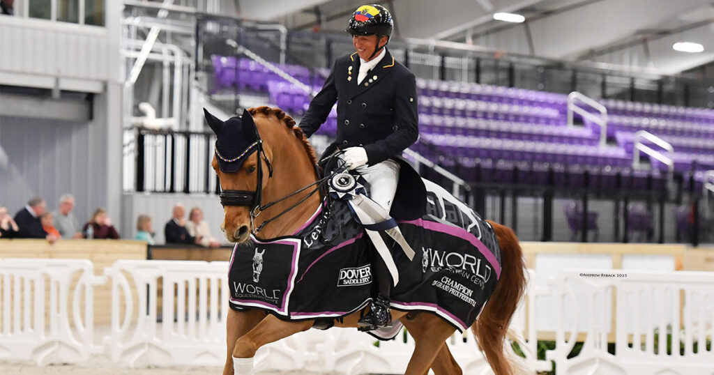 Julio Mendoza Loor and Jewel's Goldstrike Step Up to