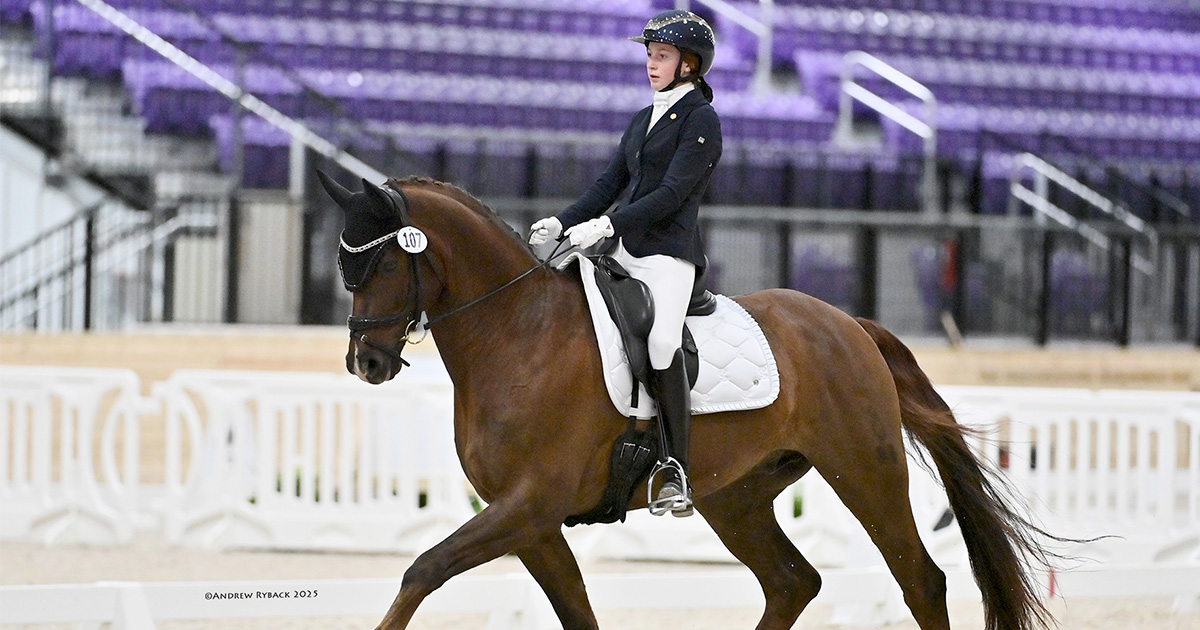 スポーツ・フィットネス Enjoying Dressage 2 Lark Heckman and Franzissimo Named Overall Champion of 2025