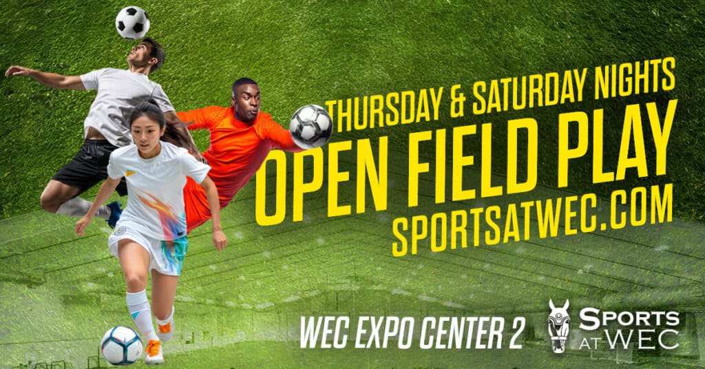 Sports at WEC Open Field Play Banner