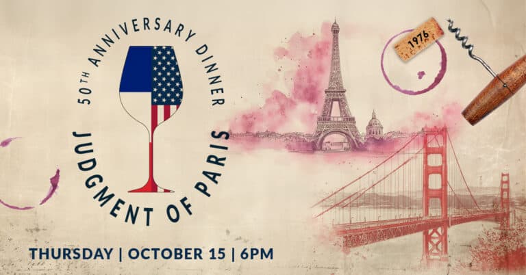 Judgment of Paris 50th Anniversary Dinner, Thursday, October 15 at 6pm at World Equestrian Center – Ocala