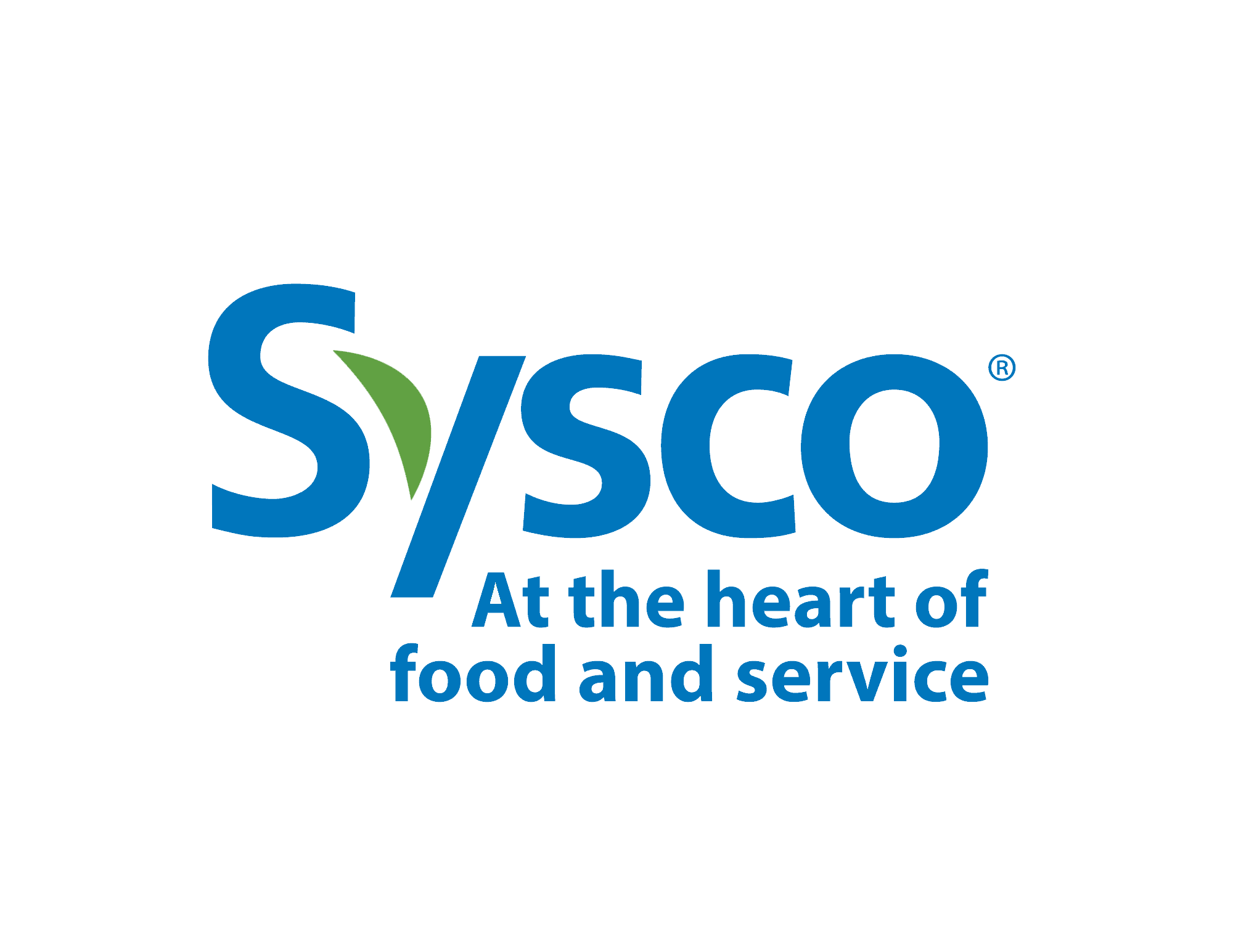 Sysco logo with the text “At the heart of food and service.”