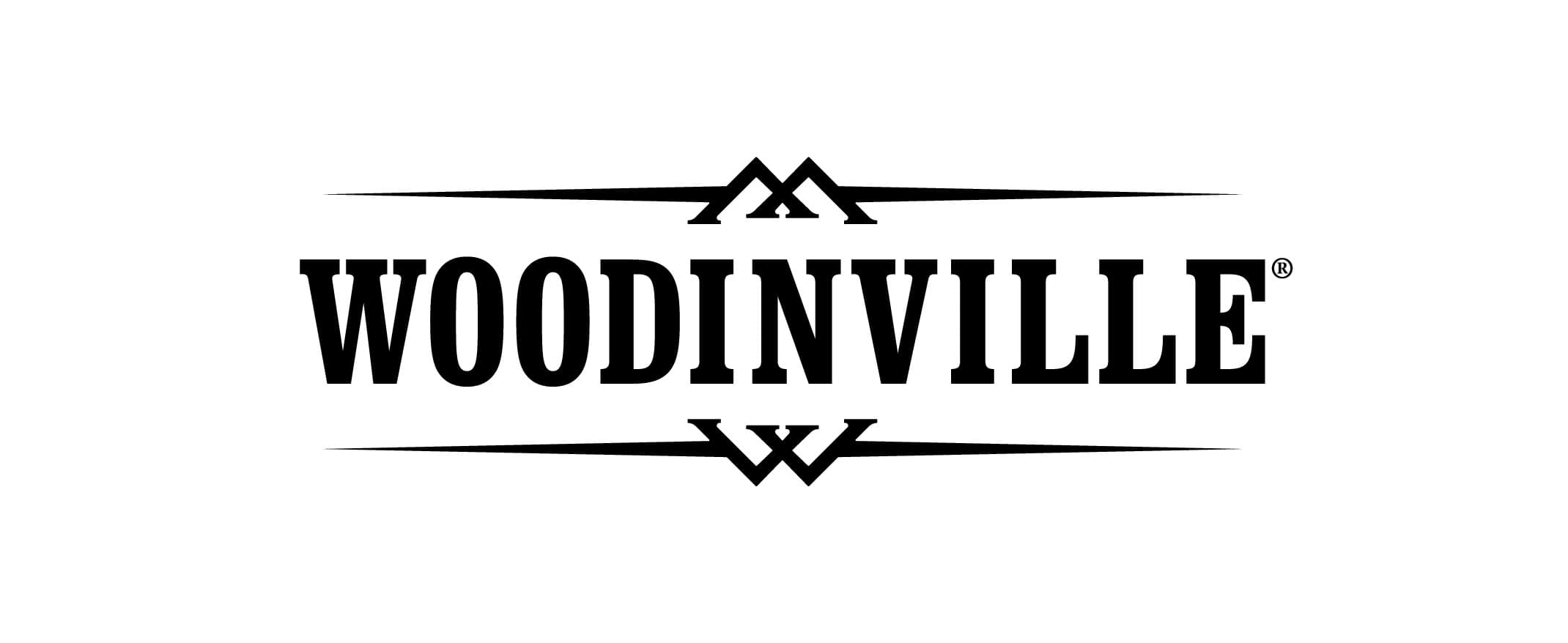 Woodinville logo with stylized W accents above and below the text.