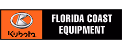 Kubota logo next to the text “Florida Coast Equipment.”